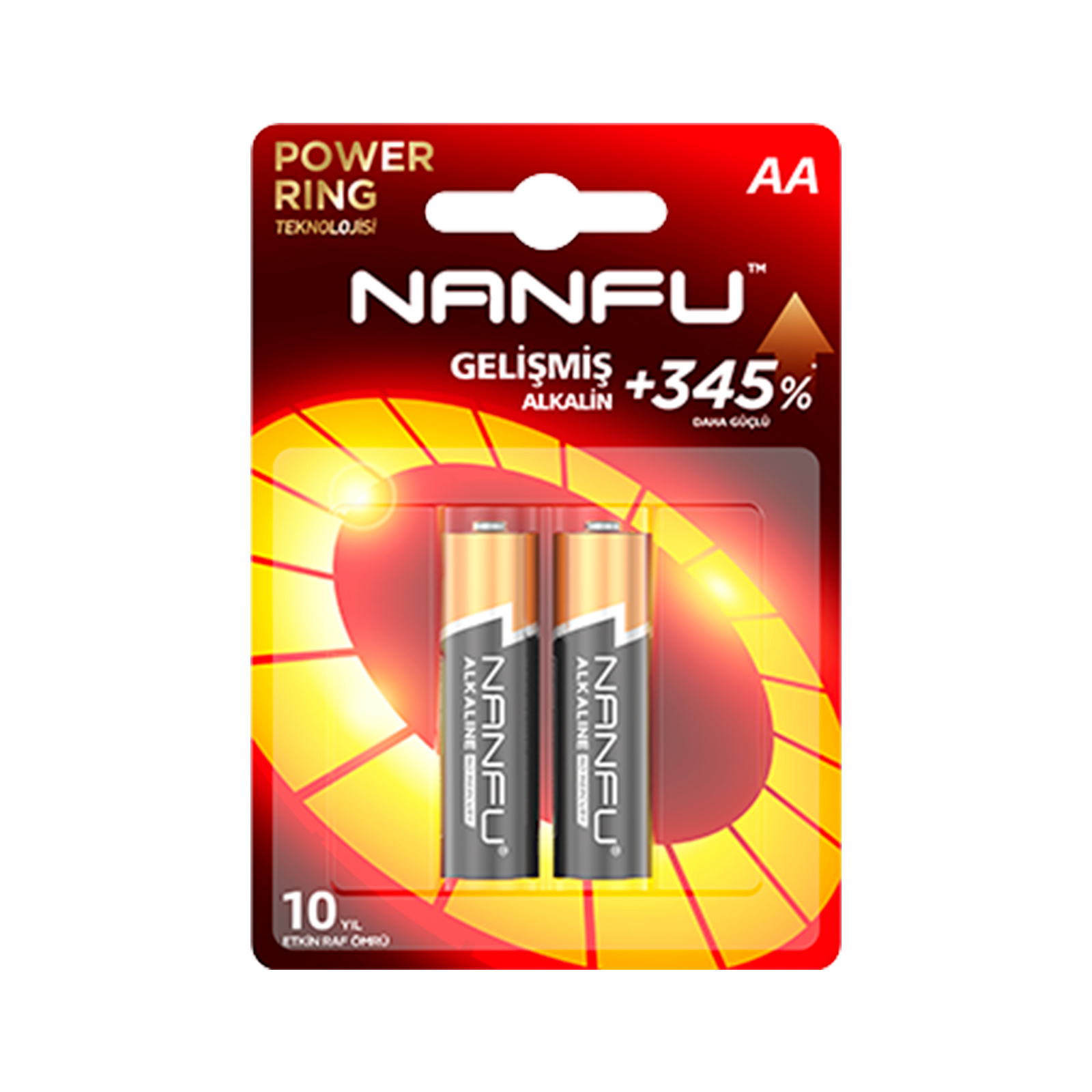 Nanfu 1.5v Alkalin Pil - AA LR6 (2 Adet) Nanfu 1.5v Alkalin Pil - AA LR6 (2 Adet)